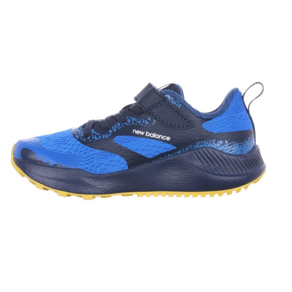 New Balance DynaSoft Nitrel Trail v5 Velcro - Kids Trail Running Shoes - Blue Oasis/Ginger Lemon