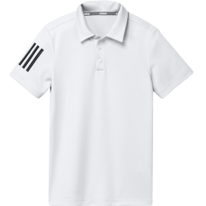 Adidas 3-Stripes Kids Polo Shirt - White