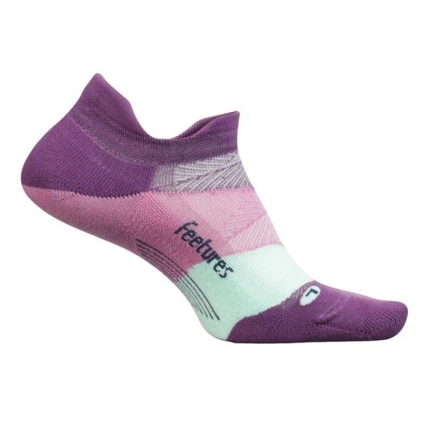 Feetures Elite Light Cushion No Show Tab Running Socks - Peak Purple