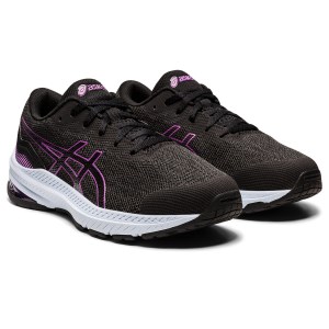 Asics GT-1000 11 GS - Kids Running Shoes - Graphite Grey/Orchid