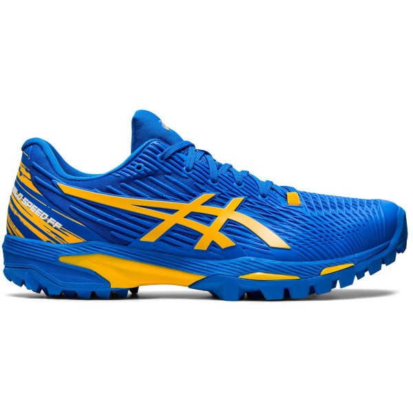 Asics Field Speed FF - Mens Hockey Shoes - Electric Blue/Sunflower