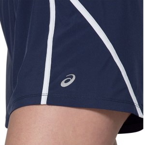 Asics Essential 3 Inch Woven Womens Training Shorts - Peacoat/Brilliant White