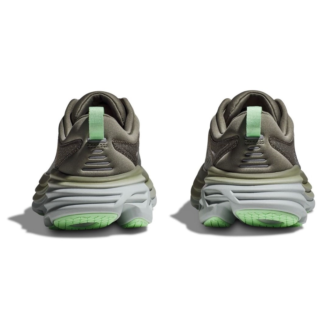 Hoka Bondi 8 - Mens Running Shoes - Olive Haze/Mercury | Sportitude