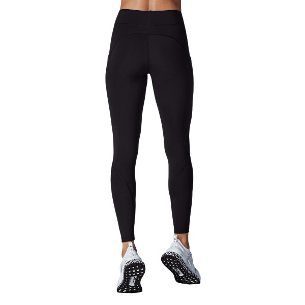 Running Bare Flex Zone Womens Full Length Training Tights - Black