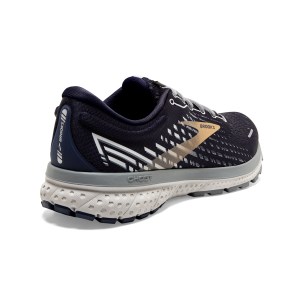 Brooks Ghost 13 - Mens Running Shoes - Peacoat/Grey/Gold