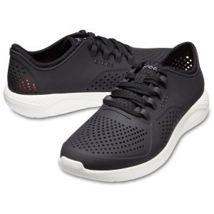 Crocs LiteRide Pacer - Mens Sneakers - Black/White