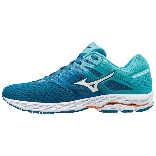 Mizuno Wave Shadow 2 - Womens Running Shoes - Blue Sapphire/Blue Curacao