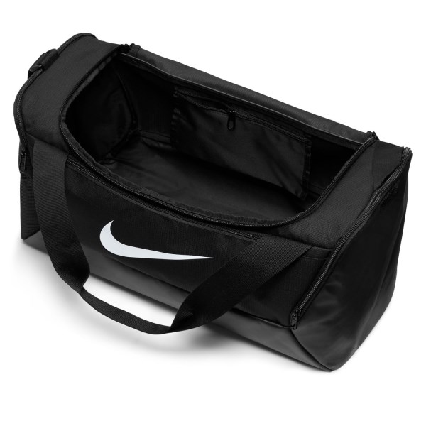 Nike Brasilia 9.5 Small Training Duffel Bag - Triple Black/White