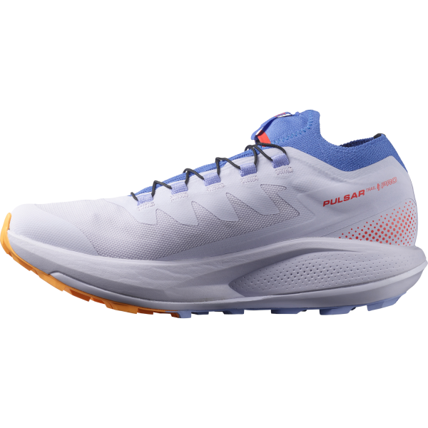 Salomon Pulsar Trail Pro - Womens Trail Running Shoes - Purple Heather/Amparo Blue/Blazing Orange