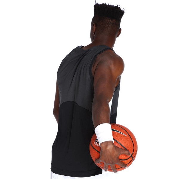 Nike Dri-Fit Starting Five Mens Basketball Jersey - Dark Smoke Grey/Black/White