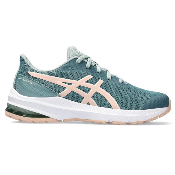 Asics GT-1000 12 GS - Kids Running Shoes - Foggy Teal/Pale Apricot