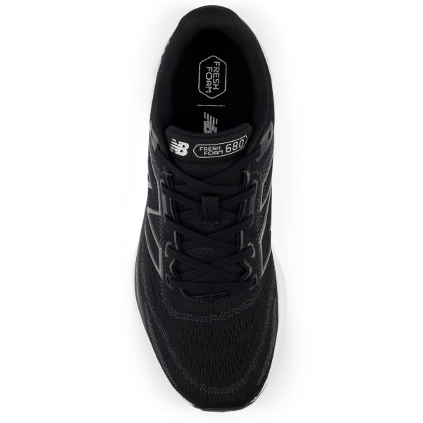 New Balance Fresh Foam 680v8 - Mens Running Shoes - Black/Magnet/Black Metallic