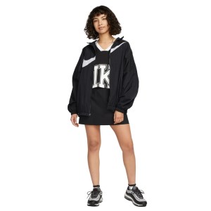 Nike Sportswear Essential Woven Womens Jacket - Black/White