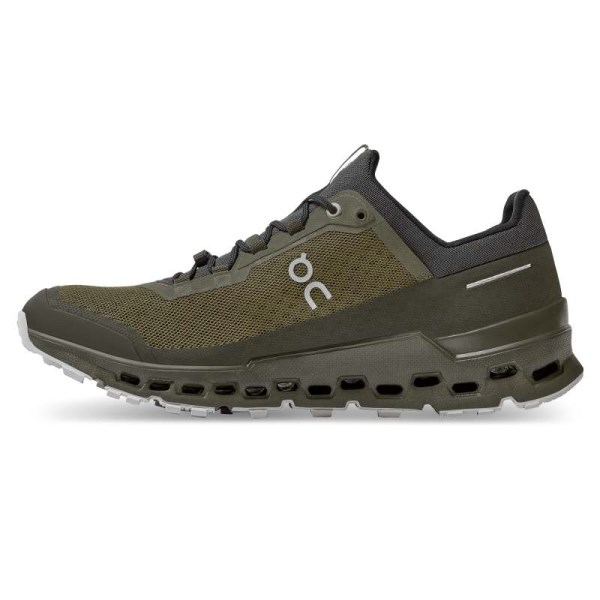 On Cloudultra - Mens Trail Running Shoes - Olive/Eclipse