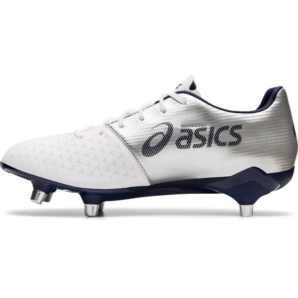 Asics Menace ST - Mens Football Boots - White/Peacoat