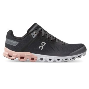 On Cloudflow 3 - Womens Running Shoes - Rock/Rose