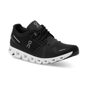 On Cloud 5 - Mens Running Shoes - Black/White