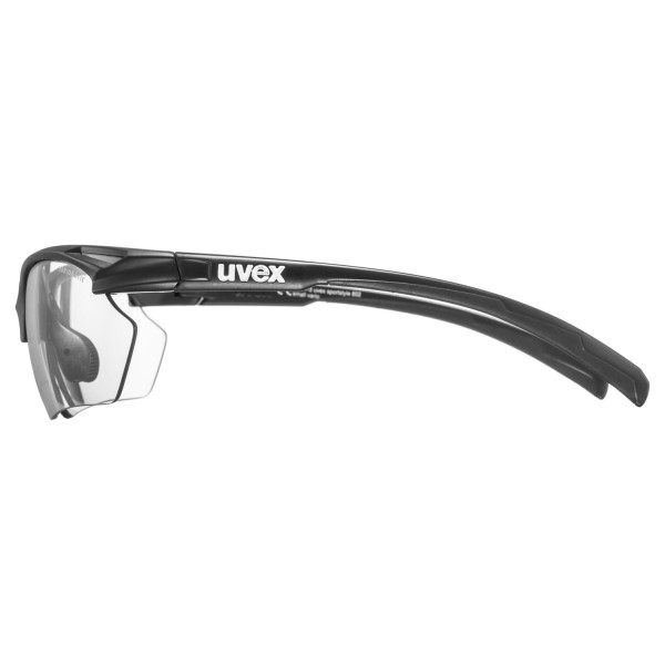 UVEX Sportstyle 802 Vario Photochromic Light Reacting Multi Sport Sunglasses - Black