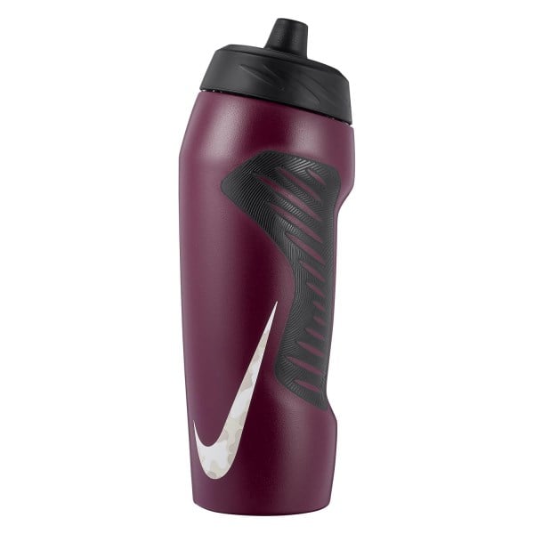 Nike Hyperfuel BPA Free Sport Water Bottle - 946ml - Dark Beetroot/Black/Black/Light Bone