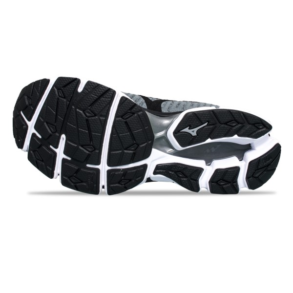 Mizuno WaveKnit Sky S1 - Mens Running Shoes - Grey/Black