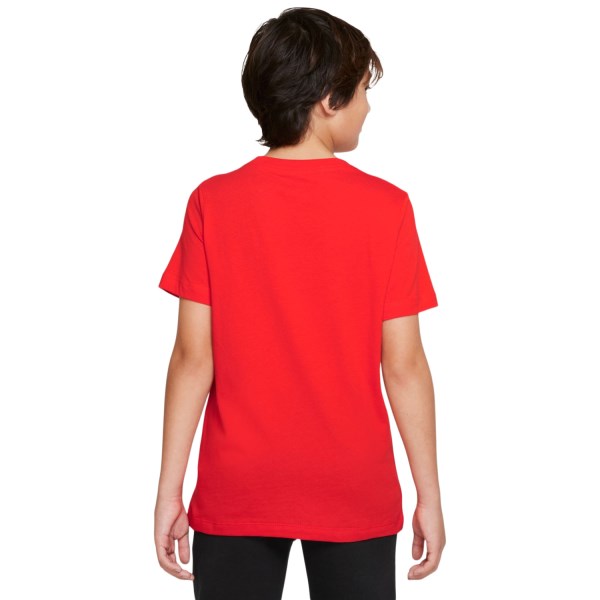 Nike Liverpool FC Futura Kids Soccer T-Shirt - Rush Red/Chrome Yellow