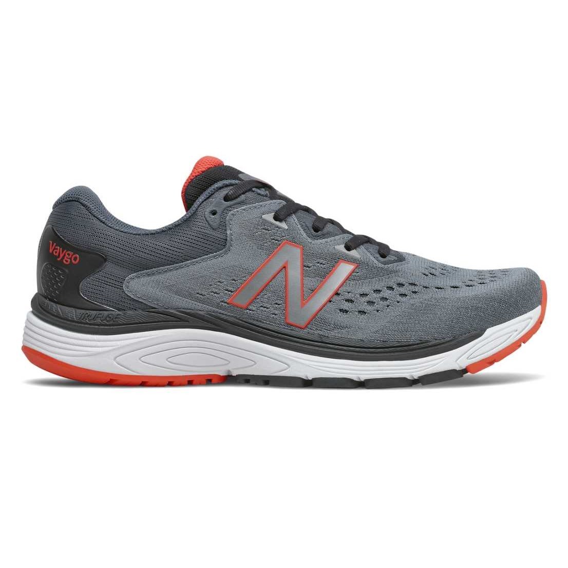 New Balance Vaygo - Mens Running Shoes - Grey/Black/Red | Sportitude