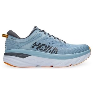 Hoka Bondi 7 - Mens Running Shoes - Blue Fog/Castlerock