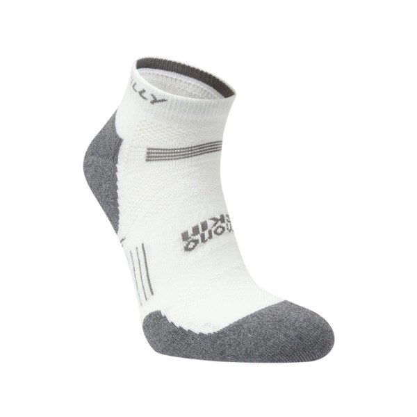 Hilly Supreme Quarter - Running Socks - White/Grey Marl