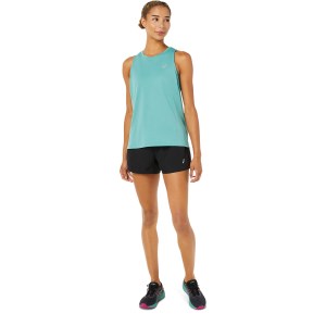 Asics Silver Womens Short Sleeve Running T-Shirt - Sage