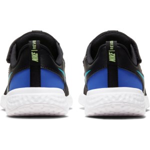 Nike Revolution 5 PSV - Kids Running Shoes - Black/Oracle Aqua/Hyper Blue