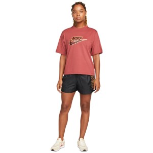 Nike Sportswear Boxy Womens T-Shirt - Cedar/Metallic Gold