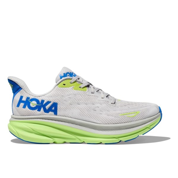 Hoka Clifton 9 - Mens Running Shoes - Stardust/Electric Cobalt