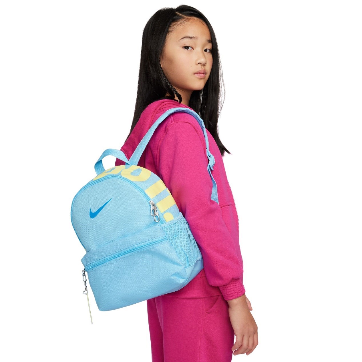 Nike Brasilia JDI Mini Kids Backpack Bag - Aquaris Blue/Light Laser ...