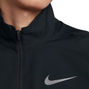 Nike Dri-Fit Woven Mens Training Jacket - Black/Metallic Hematite