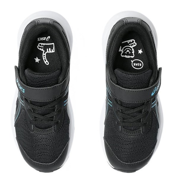 Asics Contend 9 PS - Kids Running Shoes - Black/Digital Aqua