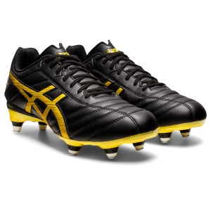 Asics Lethal Speed ST 2 - Mens Football Boots - Black/Vibrant Yellow