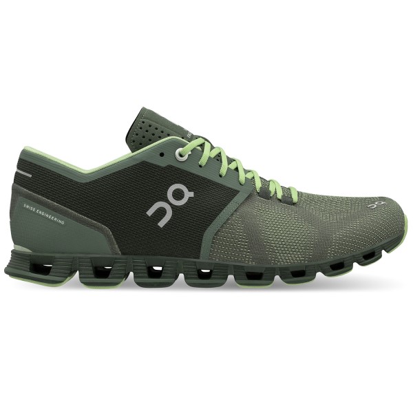 On Cloud X Classic - Mens Running Shoes - Forest/Jungle