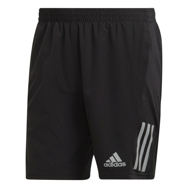 Adidas Own The Run 7 Inch Mens Running Shorts - Black/Reflective Silver