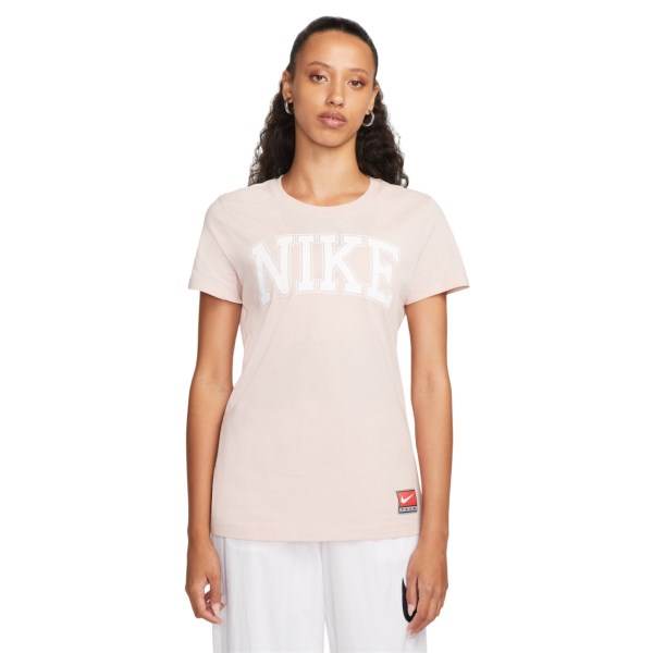 Nike Sportswear Womens T-Shirt - Pink Oxford/White