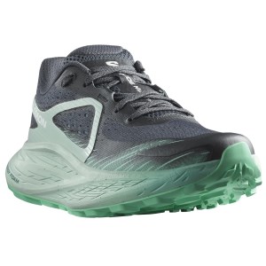 Salomon Glide Max TR - Womens Trail Running Shoes - Ebony/Blue Haze/Cockatoo