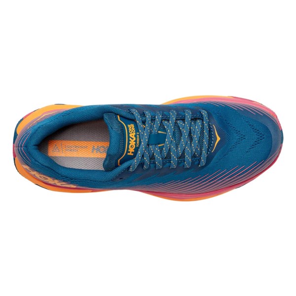 Hoka Torrent 2 - Womens Trail Running Shoes - Moroccan Blue/Saffron
