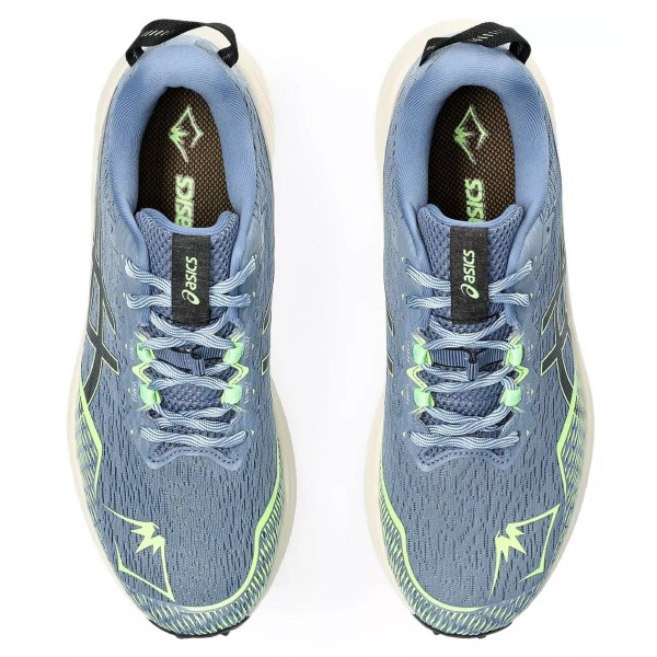 Asics Fuji Lite 4 - Mens Trail Running Shoes - Denim Blue/Black