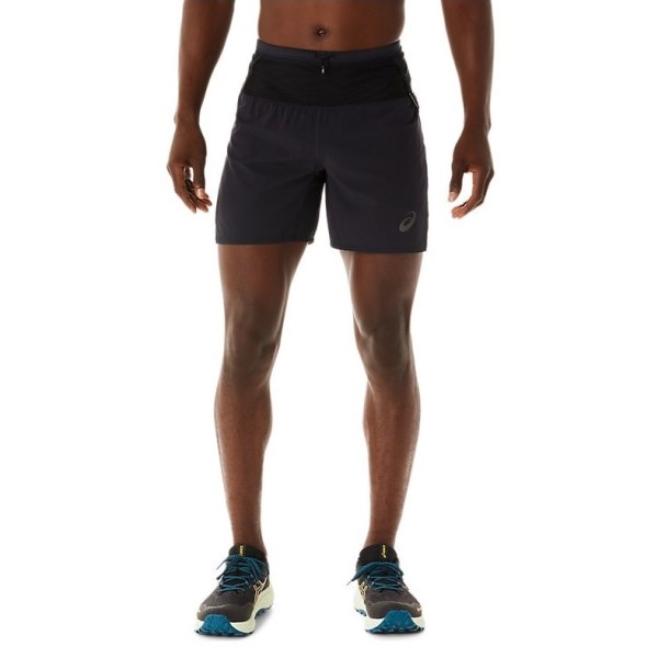 Asics FujiTrail Mens Running Shorts - Performance Black