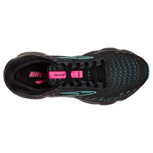 Brooks Glycerin 20 - Womens Running Shoes - Black/Blue Light/Pink