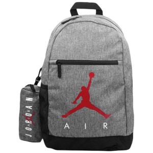 Jordan Air School Kids Backpack Bag - Grey