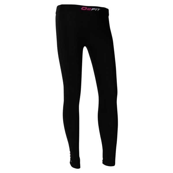 o2fit Womens Compression Tights - Black