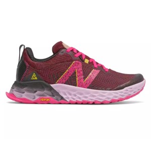 New Balance Fresh Foam Hierro v6 - Womens Trail Running Shoes - Garnet/Pink Glo