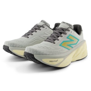 New Balance Fresh Foam X More v5 - Mens Running Shoes - Brighton Grey/Calcium/Cyber Jade