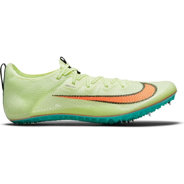 Nike Zoom Superfly Elite 2 - Unisex Sprint Spikes - Barely Volt/Hyper Orange/Dynamic Turquoise