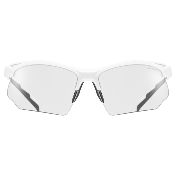 UVEX Sportstyle 802 Vario Photochromic Light Reacting Multi Sport Sunglasses - White